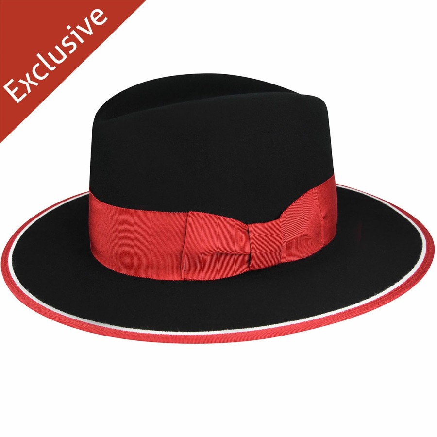 Women'S Trimmed & Crowned Fedoras | 971 Homburg