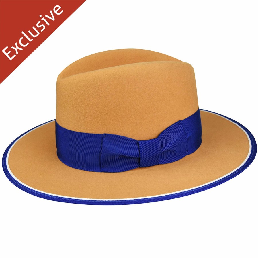 Women'S Trimmed & Crowned Fedoras | 971 Homburg