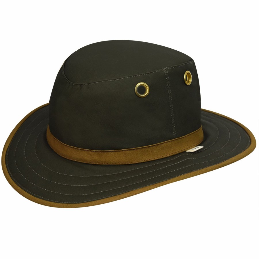 Men'S Tilley Outback Hats | Waxed Cotton Outback