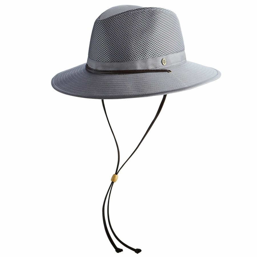 Men'S Coolibar Outback Hats | Kaden Crushable Ventilated Hat