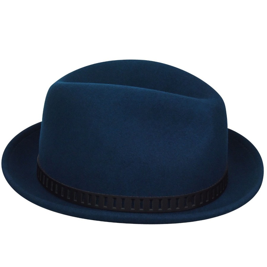 Men'S Bollman Hat Company Fedoras | 2000S Bollman Heritage Collection Stingy Brim Teal