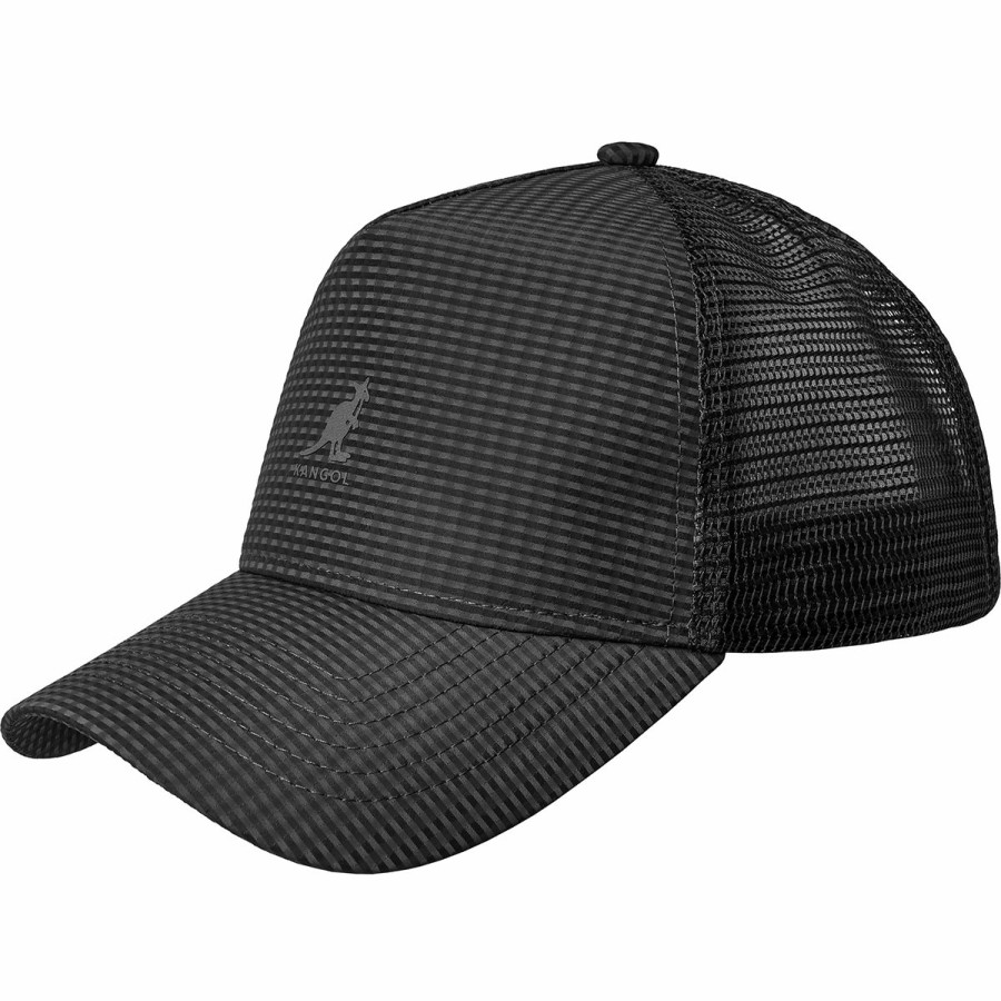 Women'S Kangol Baseball Caps | Seersucker Mesh Trucker