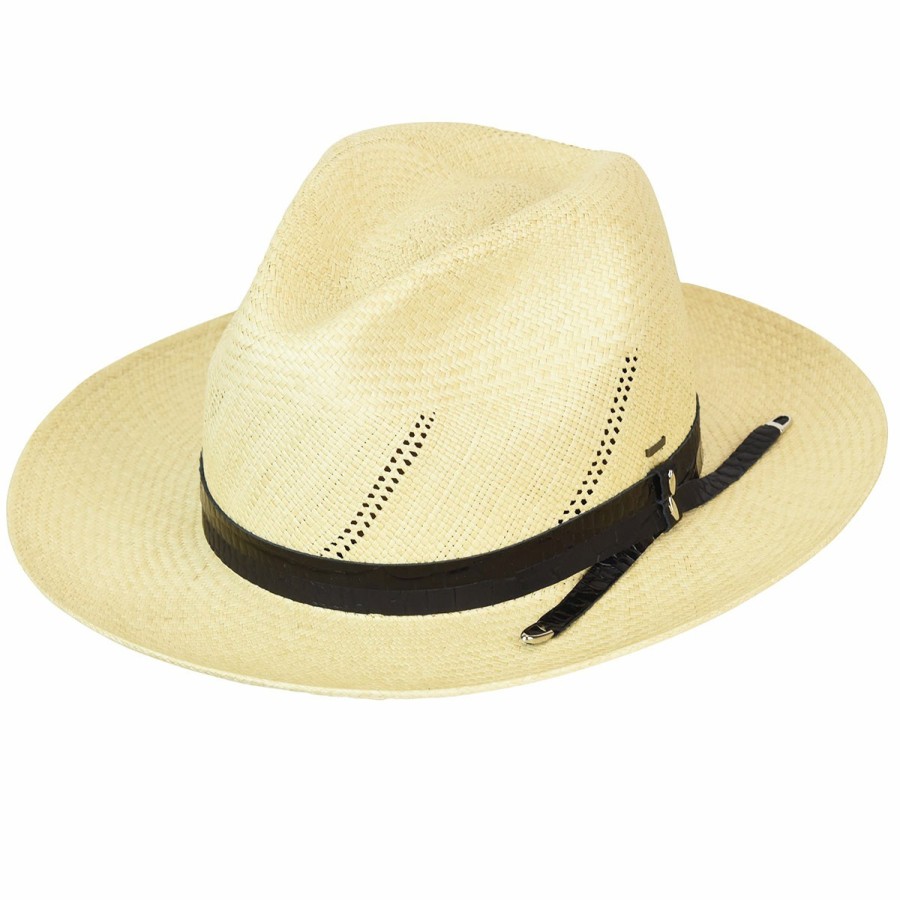 Men'S Bailey 1922 Fedoras | Jansen Fedora Natural/Black