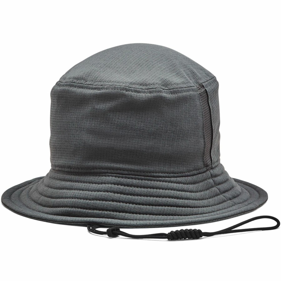 Women'S Under Armour Bucket Hats | Ua Armourvent™ Bucket Hat Pitch Gray/Black