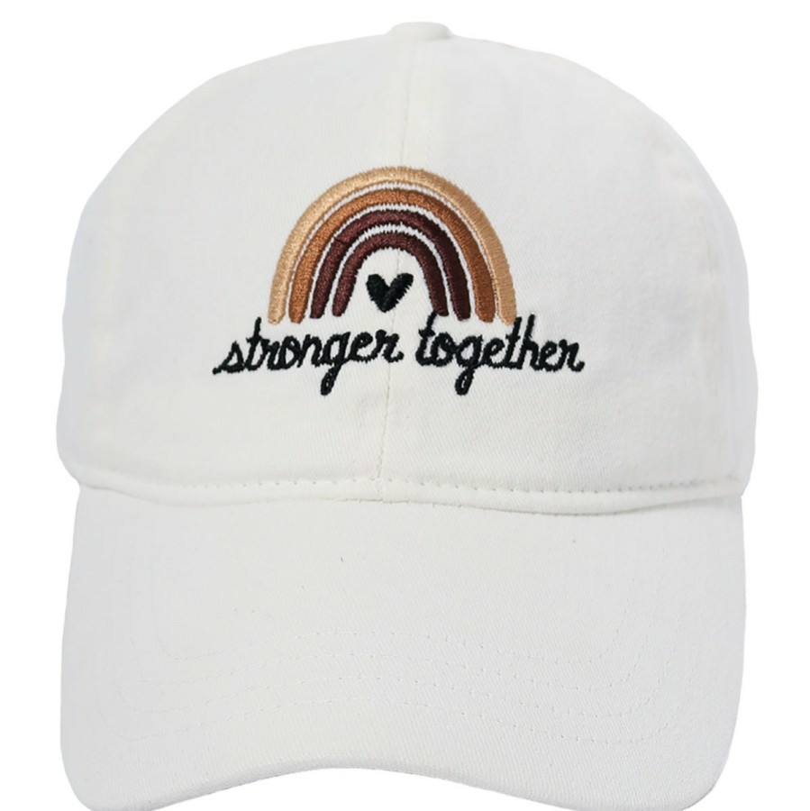 Women'S David & Young Baseball Caps | Stronger Together Ponyflo Baseball Cap White