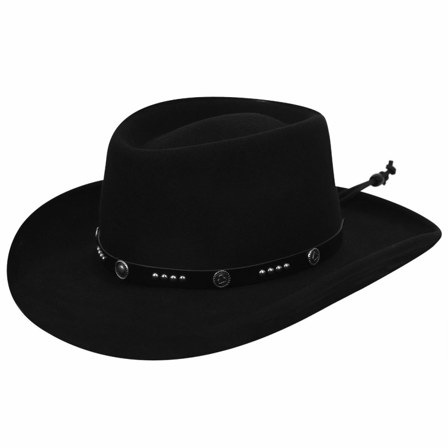 Men'S Renegade Gamblers | Joker Western Hat Black