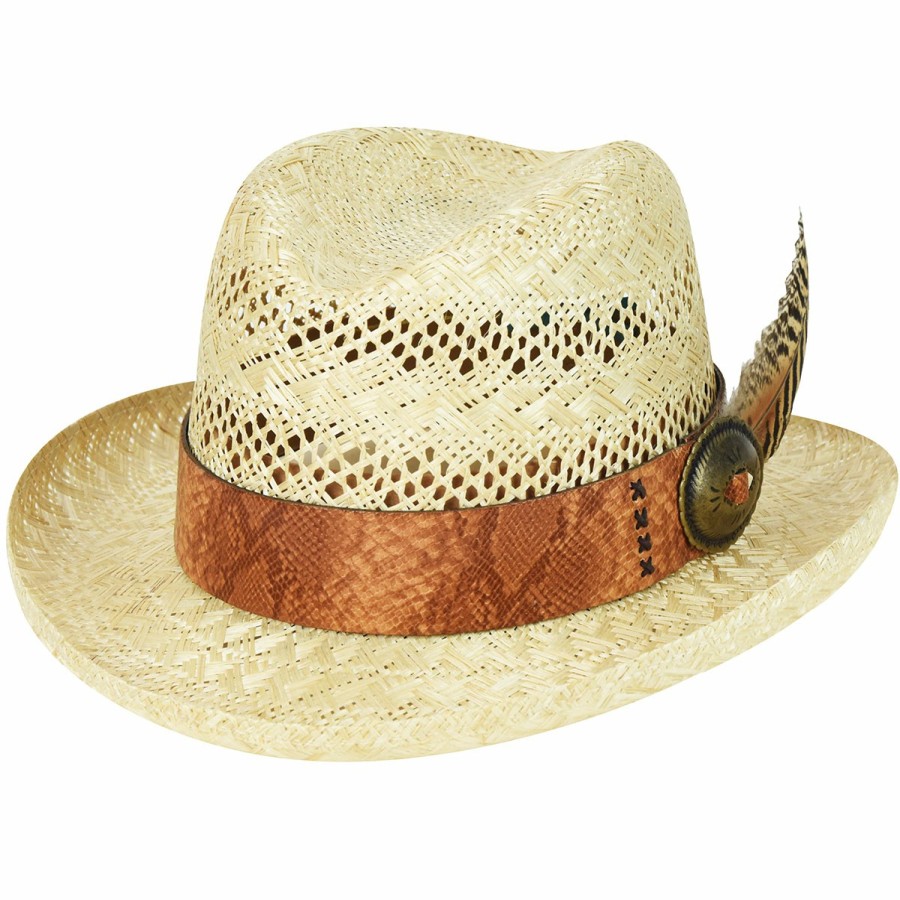 Women'S Renegade Fedoras | Shade Western Fedora Natural