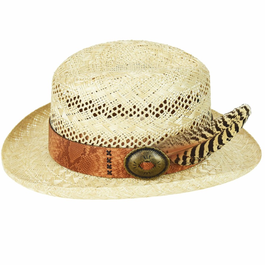 Women'S Renegade Fedoras | Shade Western Fedora Natural