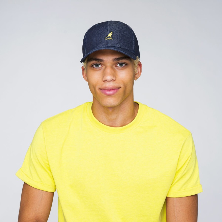 Men'S Kangol Baseball Caps | Denim Baseball Cap