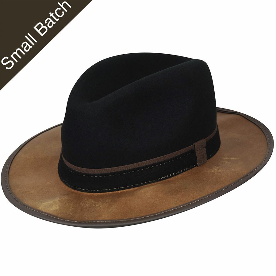 Men'S Bollman Hat Company Outback Hats | Leisey Outback Black