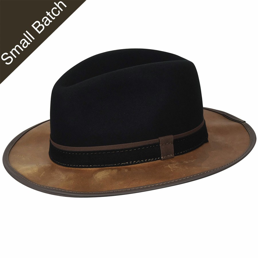 Men'S Bollman Hat Company Outback Hats | Leisey Outback Black