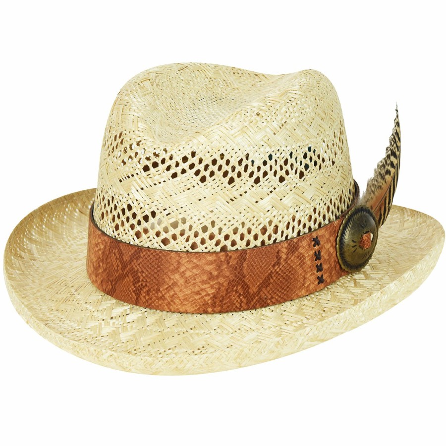 Women'S Renegade Western & Cowboy Hats | Shade Western Fedora Natural