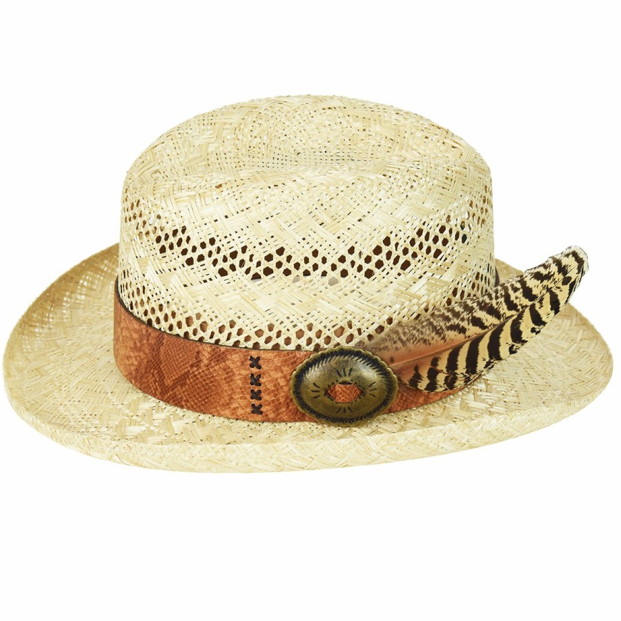 Women'S Renegade Western & Cowboy Hats | Shade Western Fedora Natural