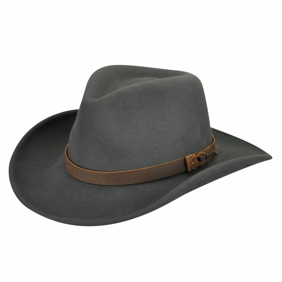 Men'S Wind River Outback Hats | Caliber Outback Basalt