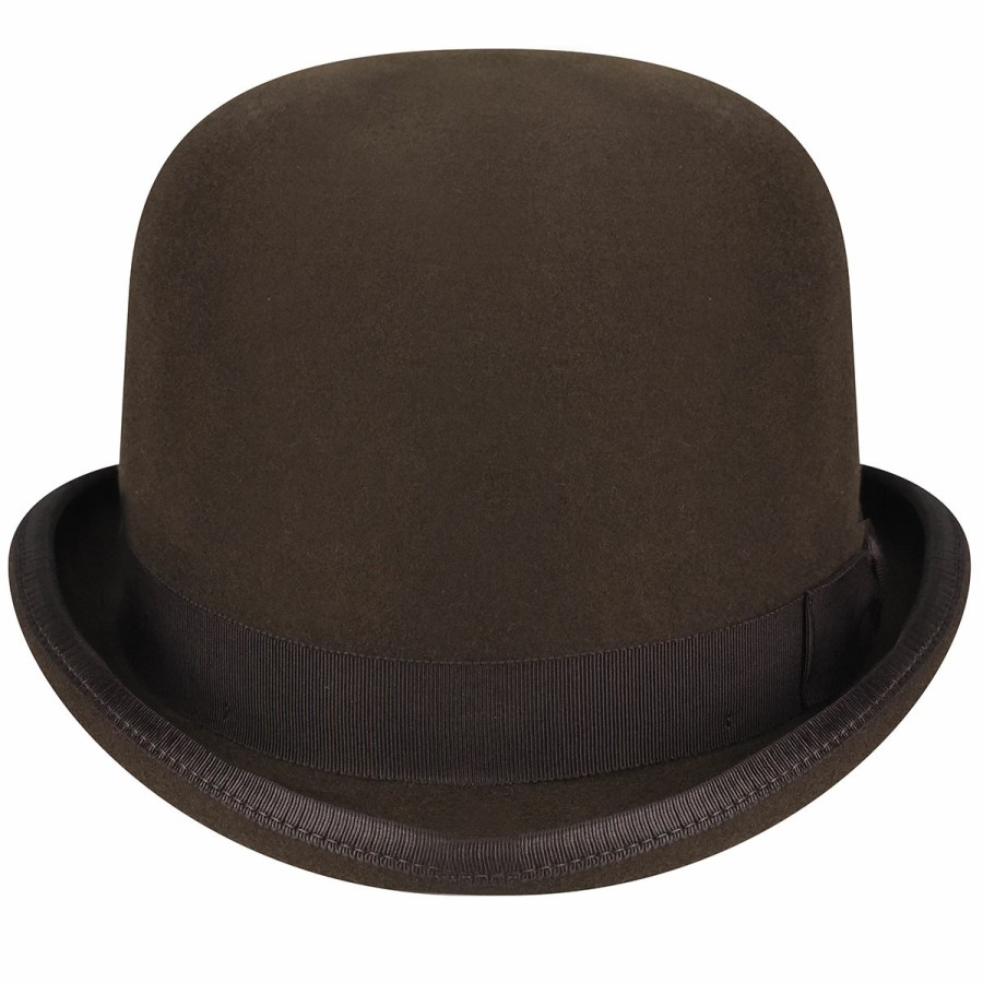 Men'S Bollman Hat Company Bowlers & Derbies | 1890S Bollman Heritage Collection Bowler Chestnut