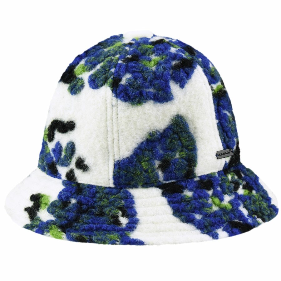 Women'S Kangol Bucket Hats | Wooly Floral Casual Cream