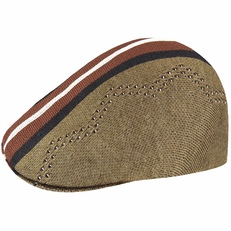 Men'S Kangol Ivy & Flat Caps | Slick Stripe 507