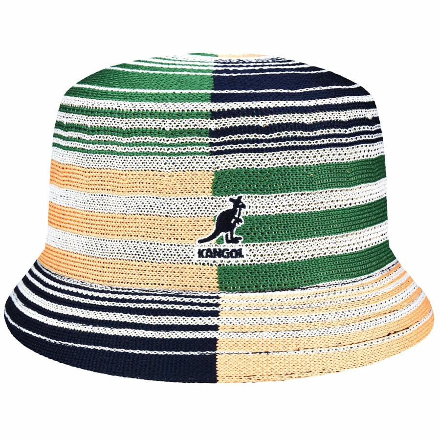 Men'S Kangol Bucket Hats | Digital Stripes Bin