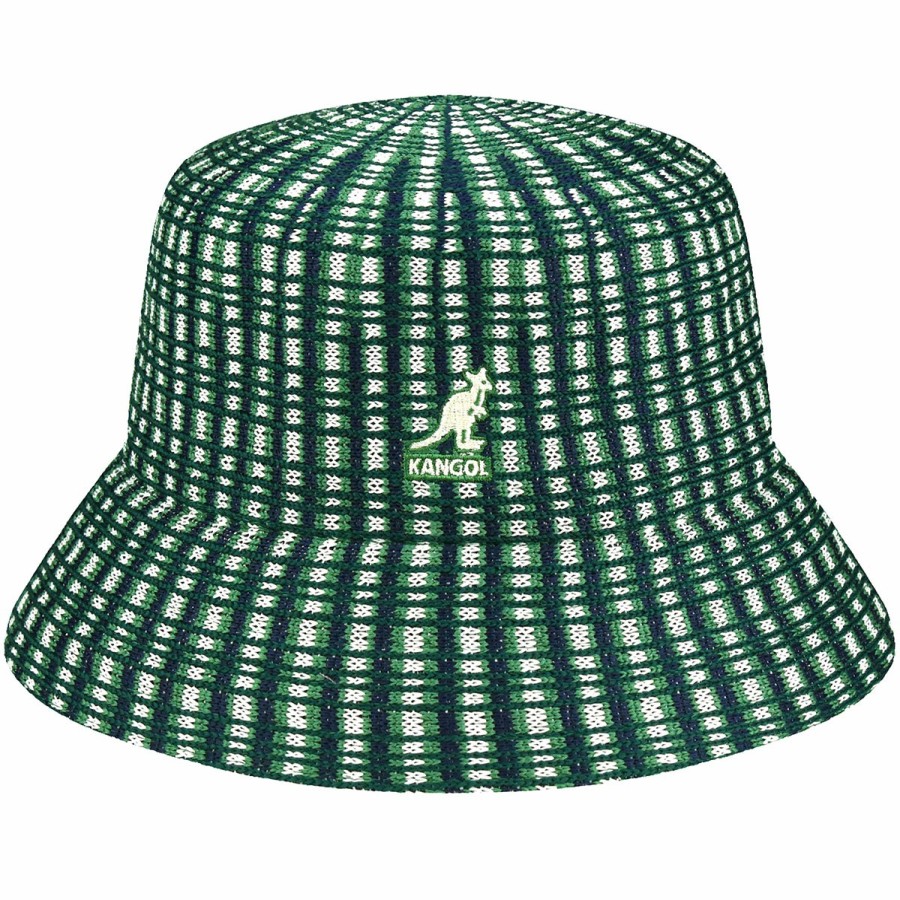 Women'S Kangol Bucket Hats | Prep Plaid Bucket