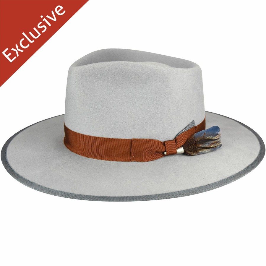 Men'S Trimmed & Crowned Fedoras | 214 Fedora