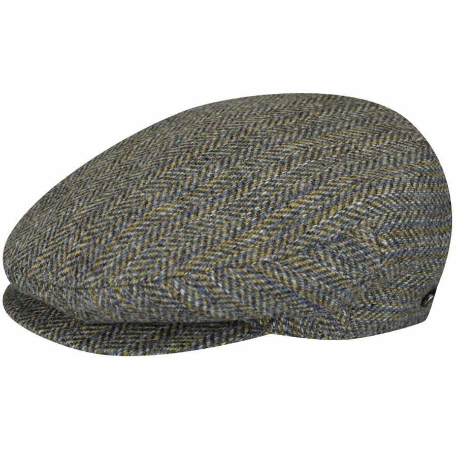 Men'S Bailey 1922 Ivy & Flat Caps | Lord Stripe Herringbone