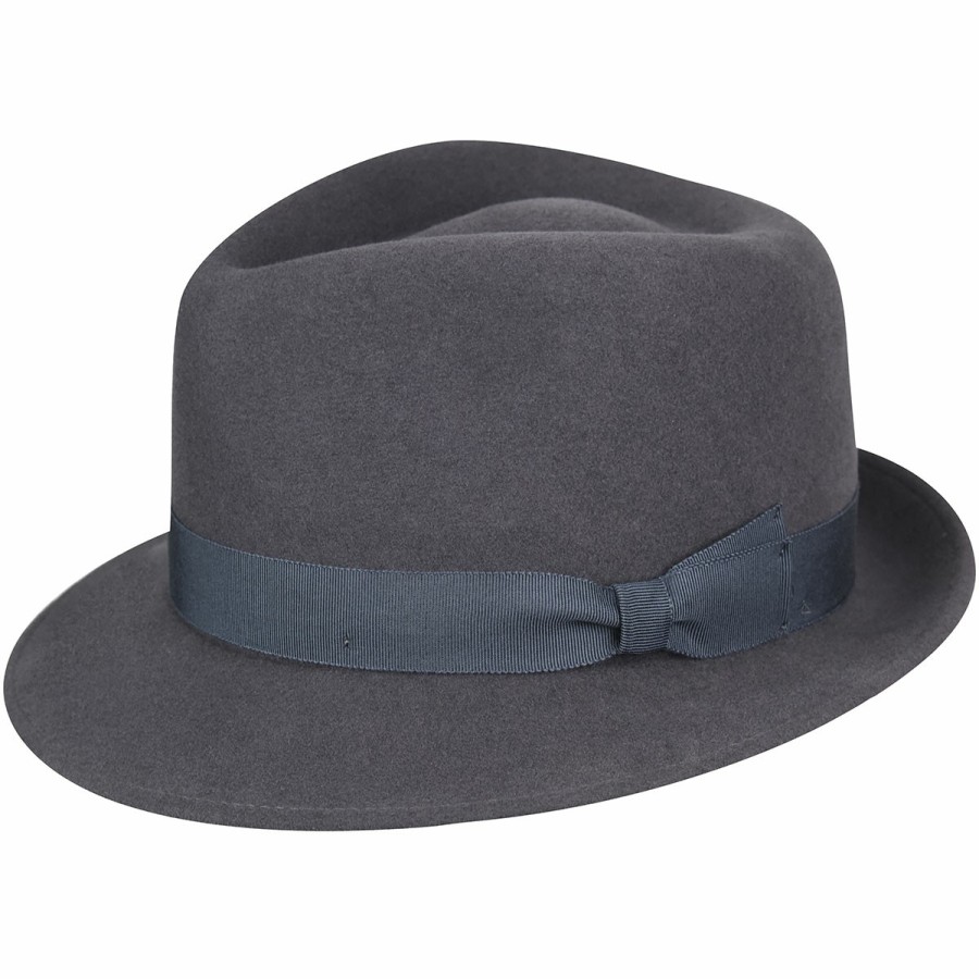 Women'S Bollman Hat Company Trilbies | 2000S Bollman Heritage Collection Trilby Gun Metal