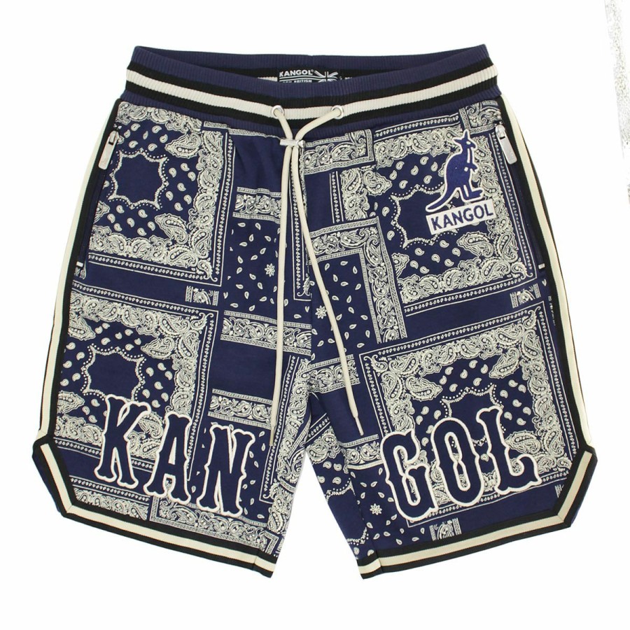 Clothing & Accessories Kangol | Men'S Boxed Out Paisley Shorts