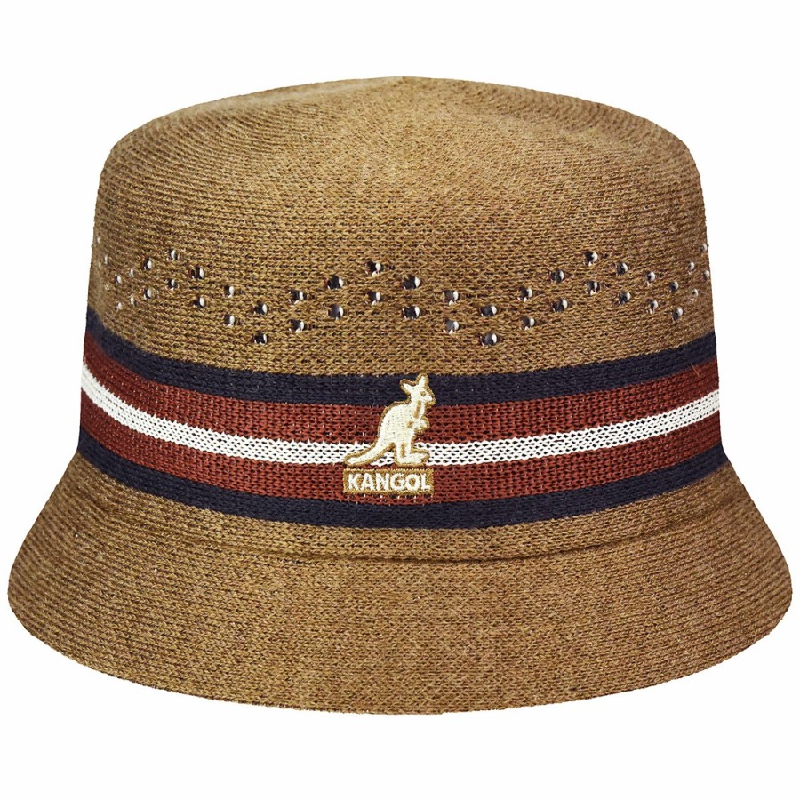 Women'S Kangol Bucket Hats | Slick Stripe Bin