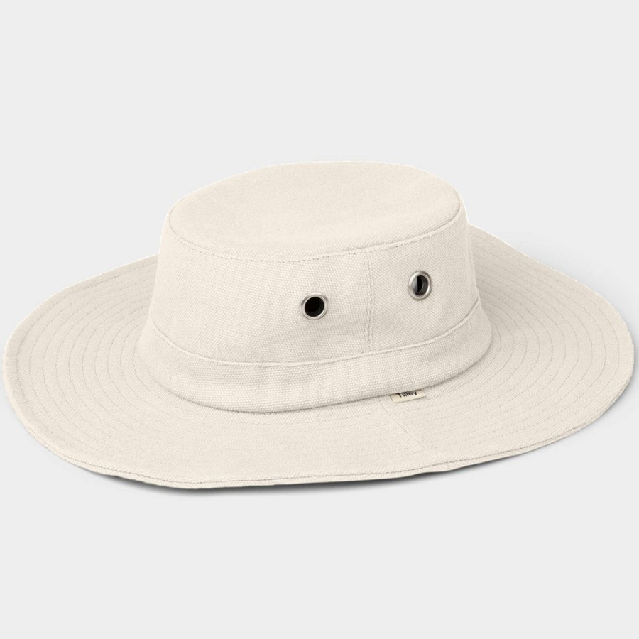 Women'S Tilley Outback Hats | Hemp Canvas Sun Hat Natural