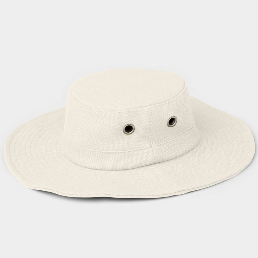 Women'S Tilley Outback Hats | Hemp Canvas Sun Hat Natural