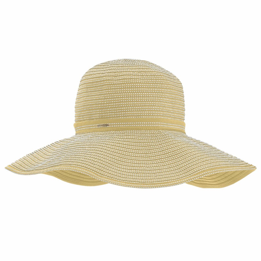 Women'S Coolibar Floppy/Wide Brim Hats | Zoey Reversible Ribbon Hat