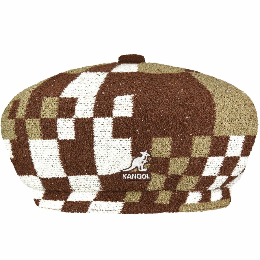 Women'S Kangol Berets | Pop Gingham Jax Beret