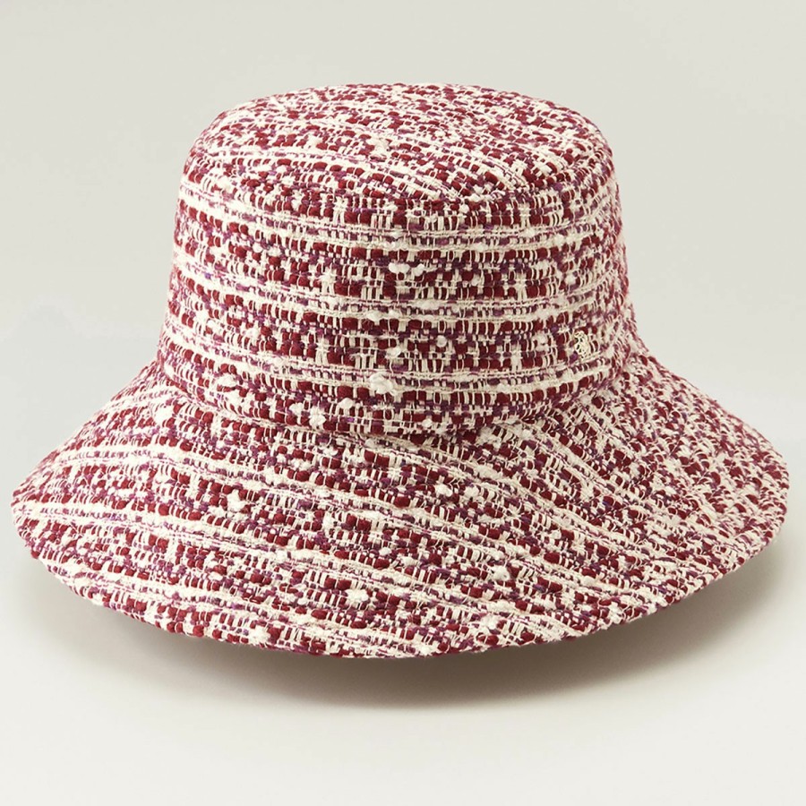 Women'S Helen Kaminski Bucket Hats | Taliah Bucket Cranberry