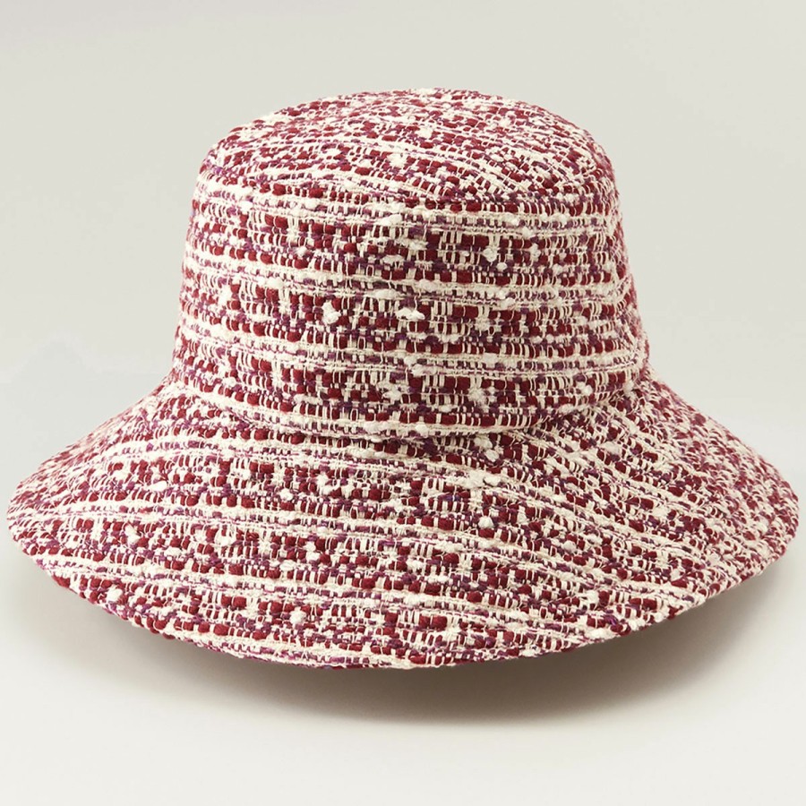 Women'S Helen Kaminski Bucket Hats | Taliah Bucket Cranberry