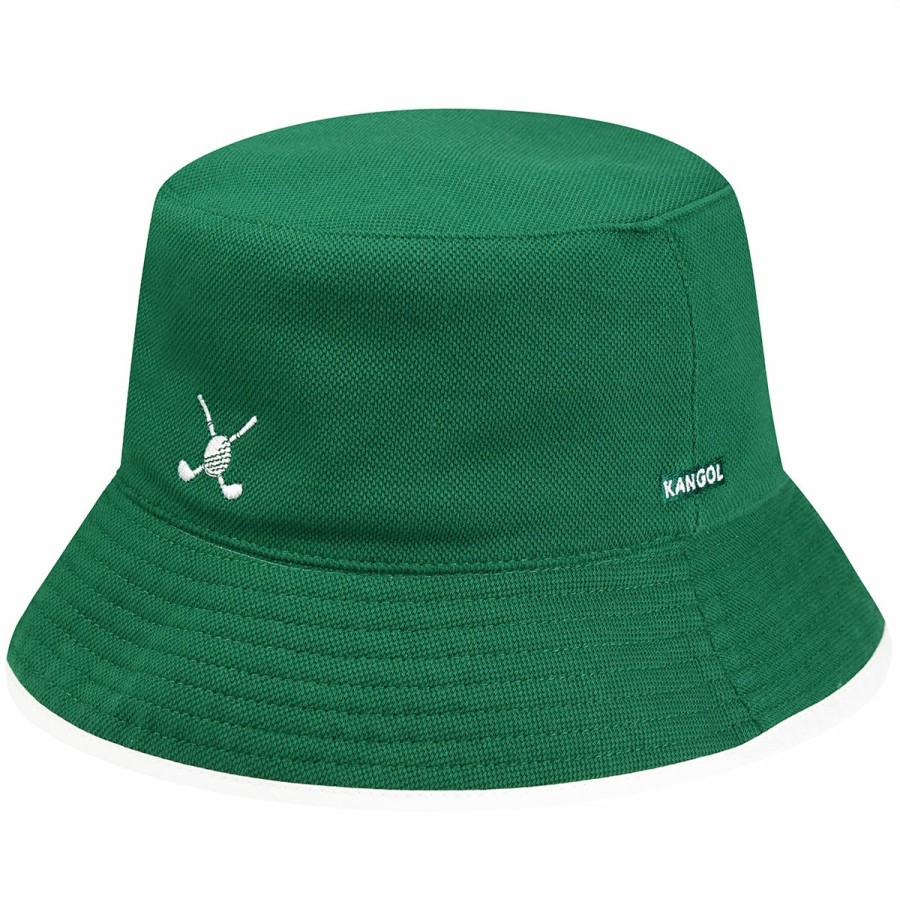 Women'S Kangol Bucket Hats | Golf Reversible Bucket