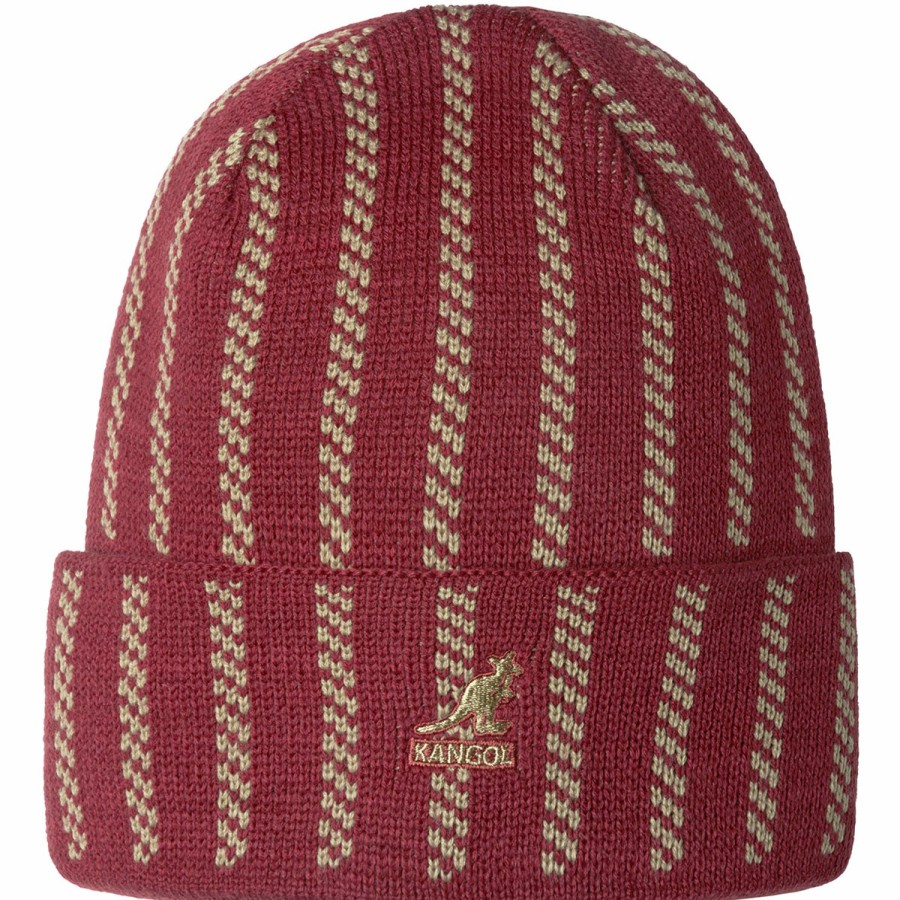 Men'S Kangol Beanies & Pull-Ons | Twist Stripe Beanie