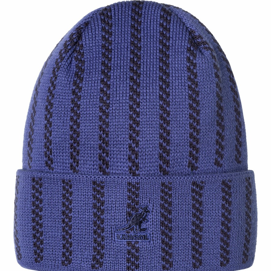 Men'S Kangol Beanies & Pull-Ons | Twist Stripe Beanie