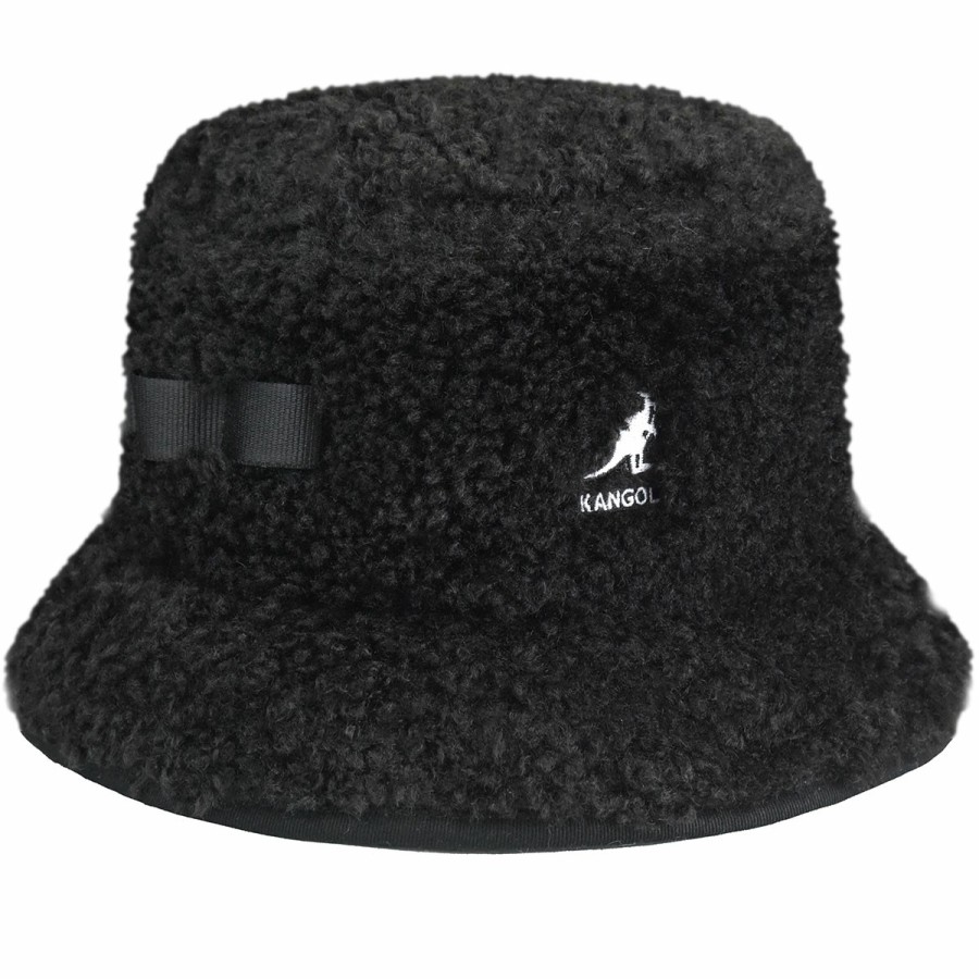 Men'S Kangol Bucket Hats | Faux Shearling Utility Bucket