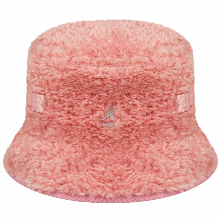 Men'S Kangol Bucket Hats | Faux Shearling Utility Bucket