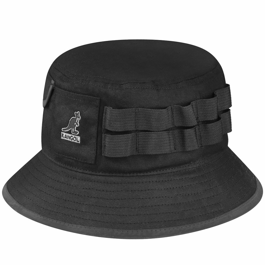 Men'S Kangol Bucket Hats | Waxed Utility Bucket