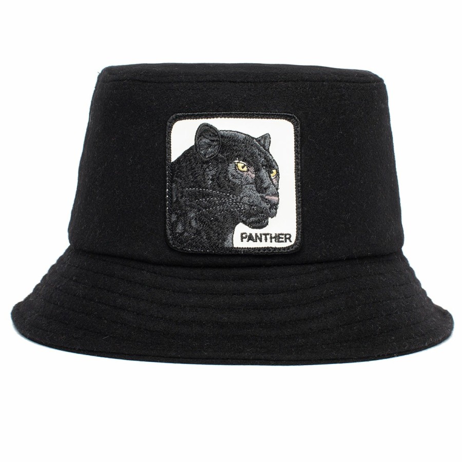 Women'S Goorin Bros. Bucket Hats | Panther Heat Bucket Black