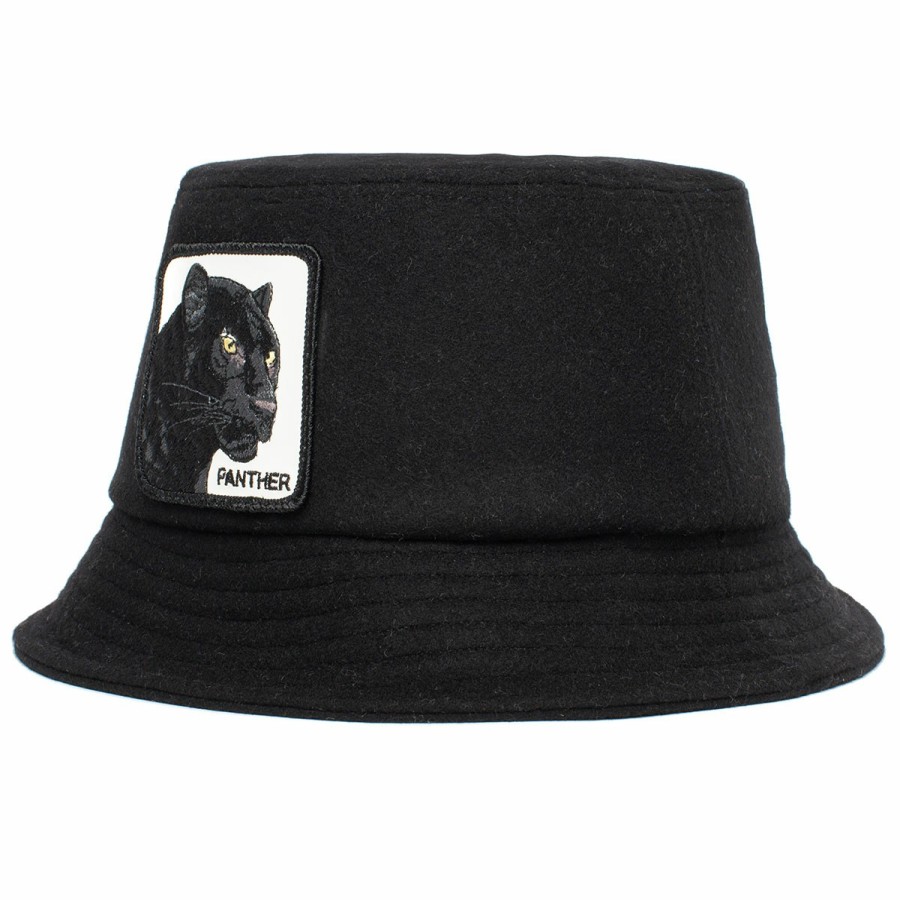 Women'S Goorin Bros. Bucket Hats | Panther Heat Bucket Black