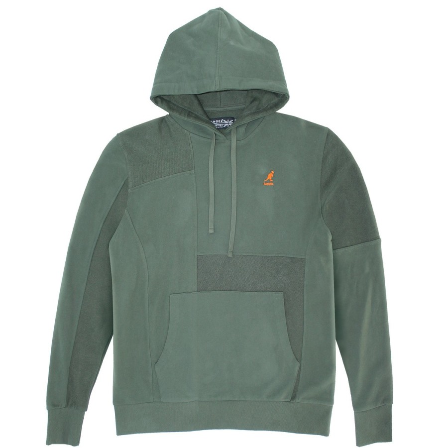 Clothing & Accessories Kangol | Men'S Workwear Mix Reverse Hoodie