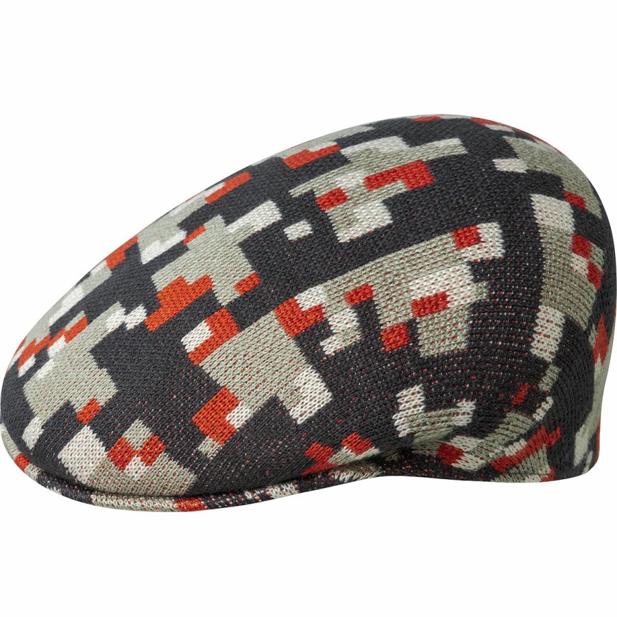 Men'S Kangol Ivy & Flat Caps | Pixelated Plaid 504