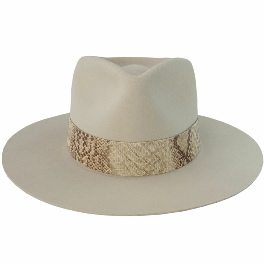 Women'S BOOR Fedoras | Caldona Fedora Bone