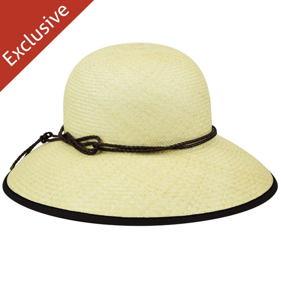 Women'S Bollman Hat Company Floppy/Wide Brim Hats | Lil W. Wide Brim Hat - Exclusive Natural