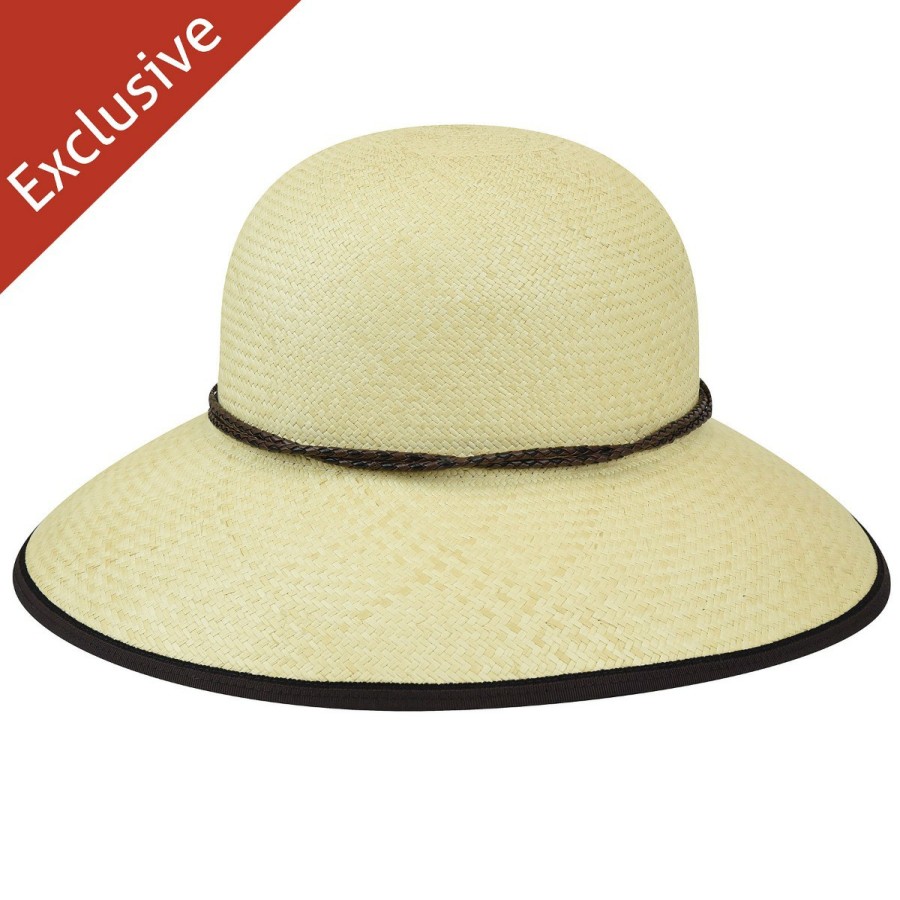 Women'S Bollman Hat Company Floppy/Wide Brim Hats | Lil W. Wide Brim Hat - Exclusive Natural