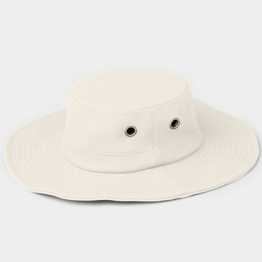 Men'S Tilley Outback Hats | Hemp Canvas Sun Hat Natural