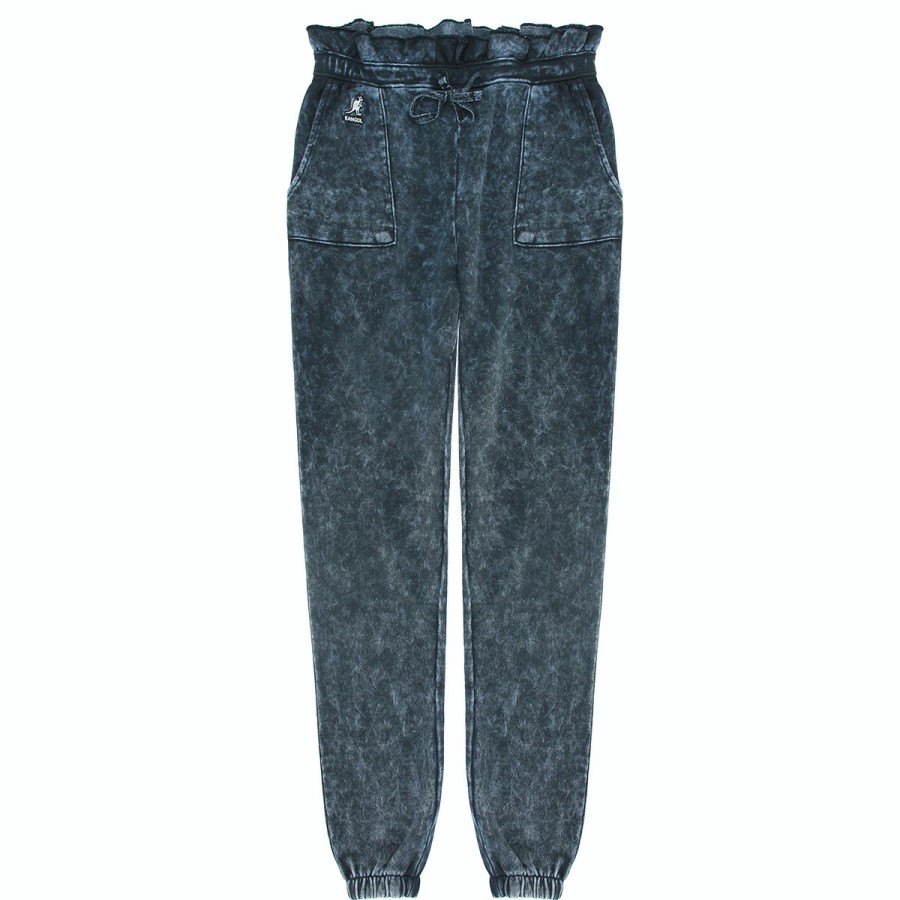 Clothing & Accessories Kangol | Women'S Acid Wash Ruffle Joggers