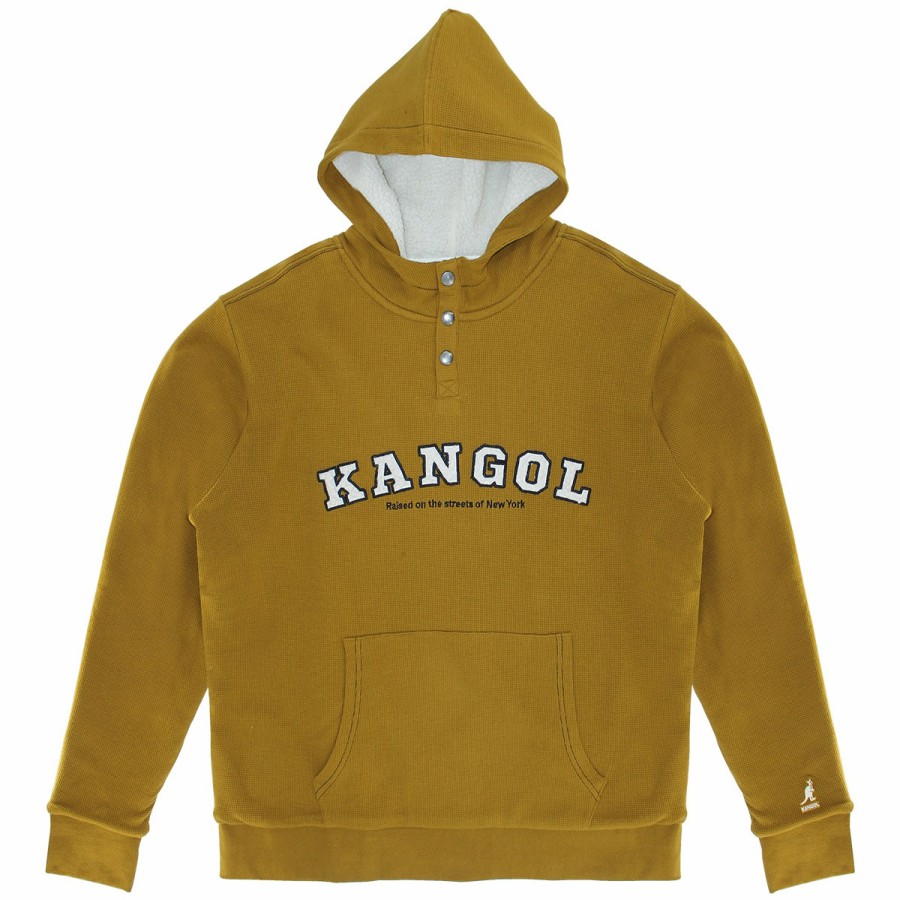 Clothing & Accessories Kangol | Men'S Workwear Sherpa Waffle Hoodie